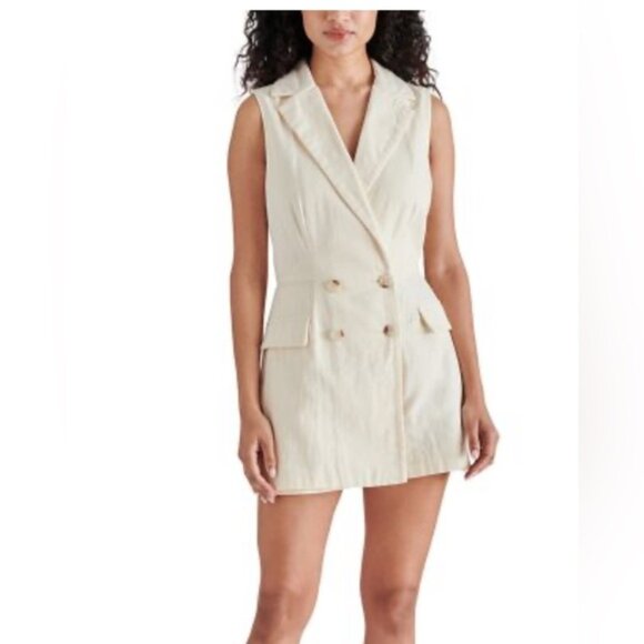 STEVE MADDENParis Double Breasted Blazer Sleeveless Romper Size XL NWT - Picture 1 of 9